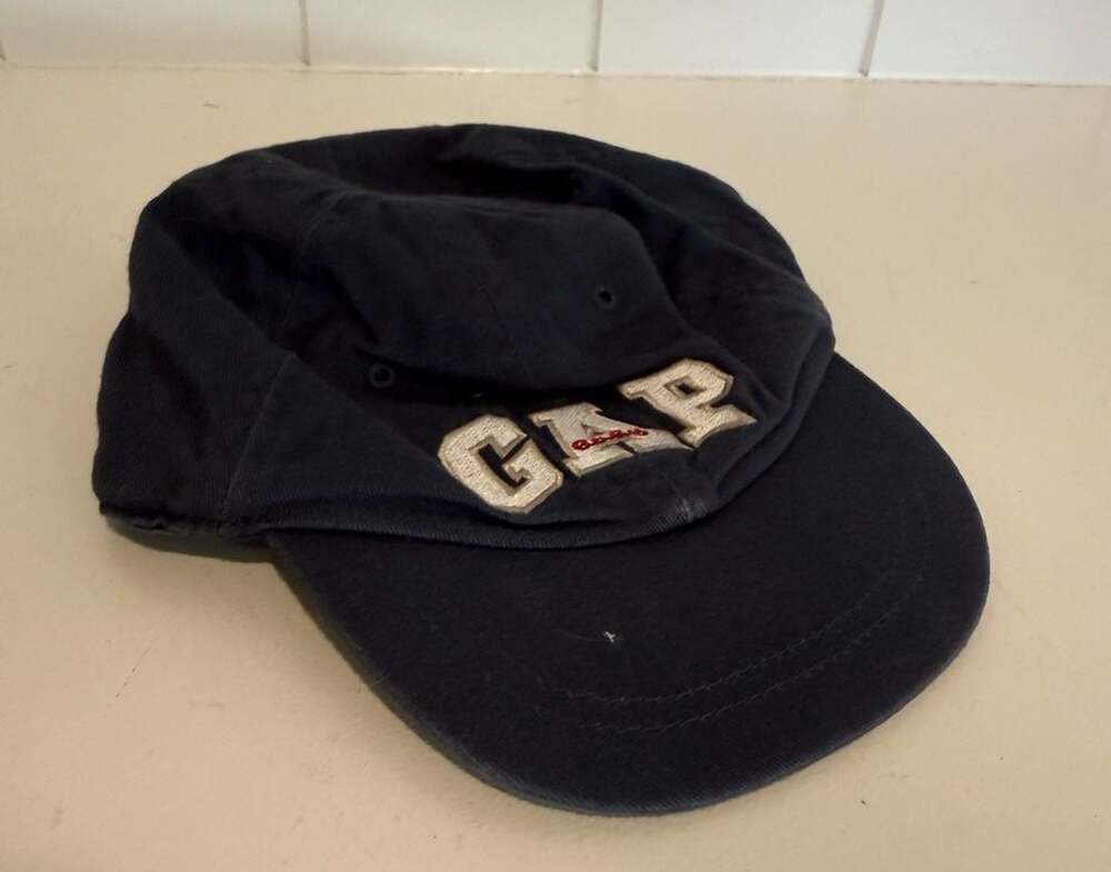 Baby Gap Navy Blue Embroidered Logo Baseball Cap Hat